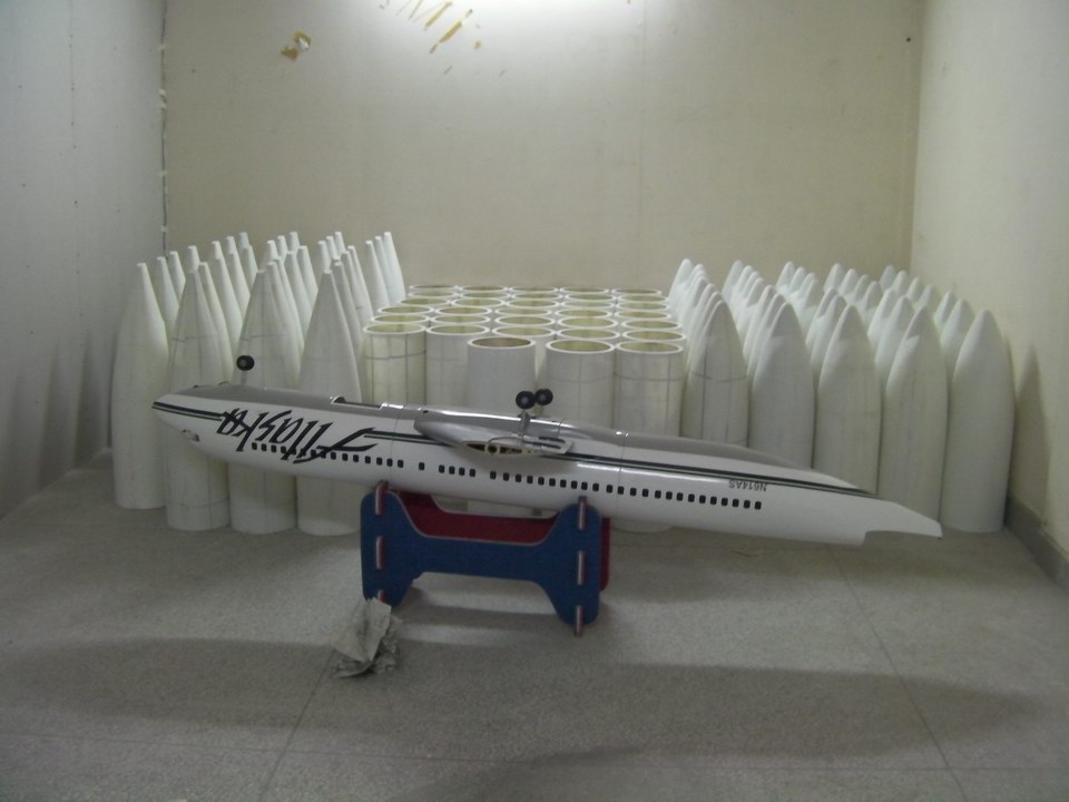 FF-T011 Boeing 737 Delta Full composite 4.5KG Twins Turbine